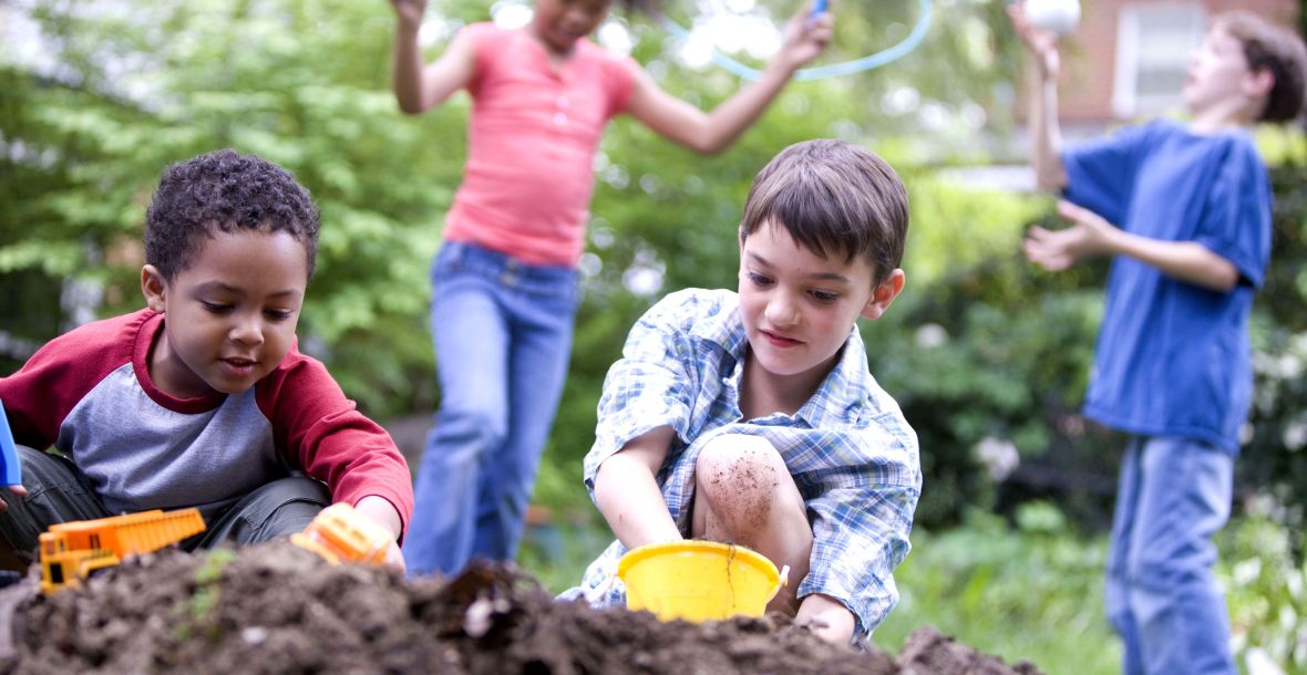 Children playing together